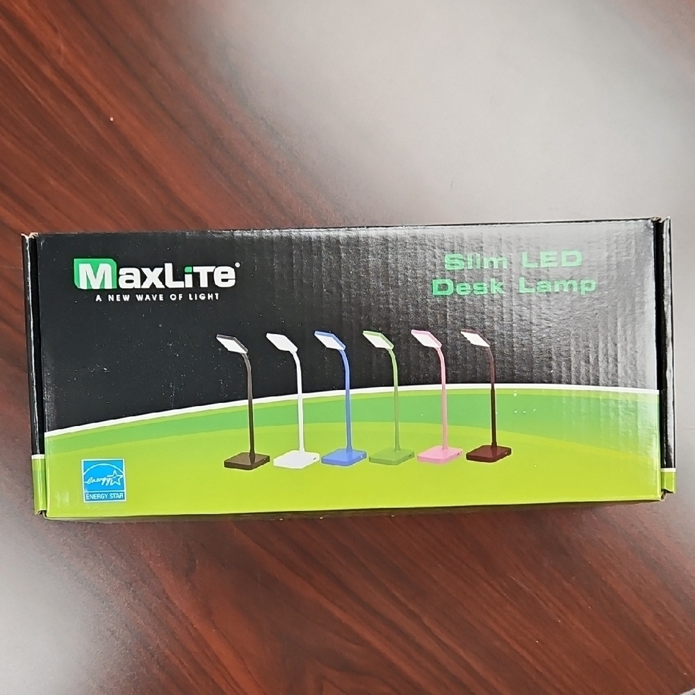 MaxLite Slim LED Desk Lamp - White